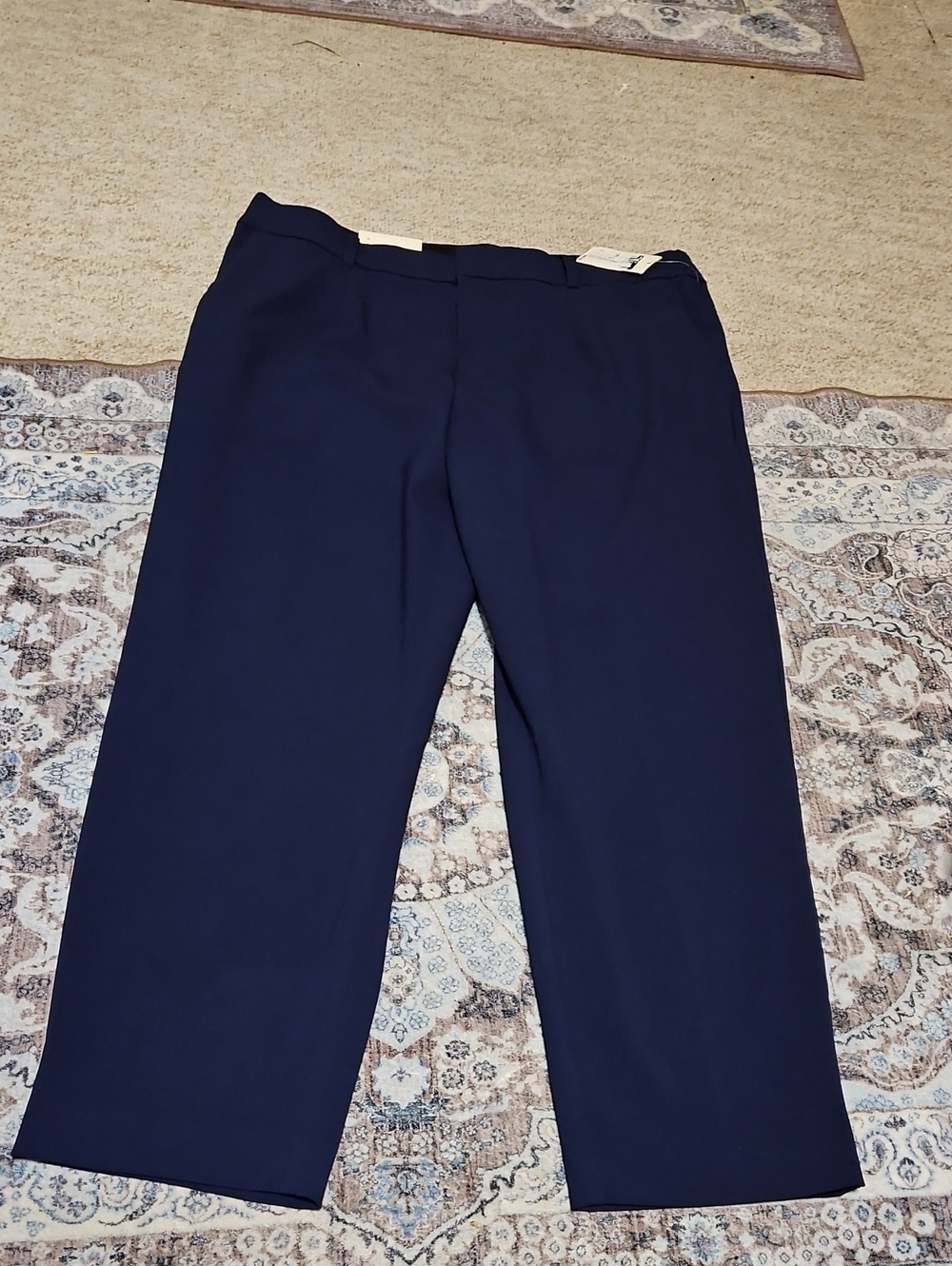 a new day Navy Cropped Dress Pants